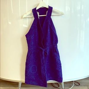 Royal blue dress